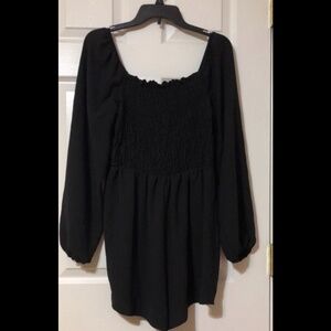 Boutique Brand Chic Black Romper Size L